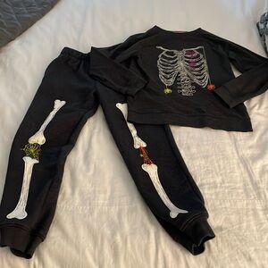 Halloween Long Sleeve T-Shirt and Sweatpants.
